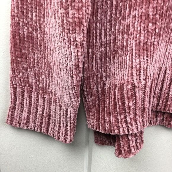 Jones New York Rose (Pink) Chenille Crew Neck Sweater, Size Small - Picture 7 of 8